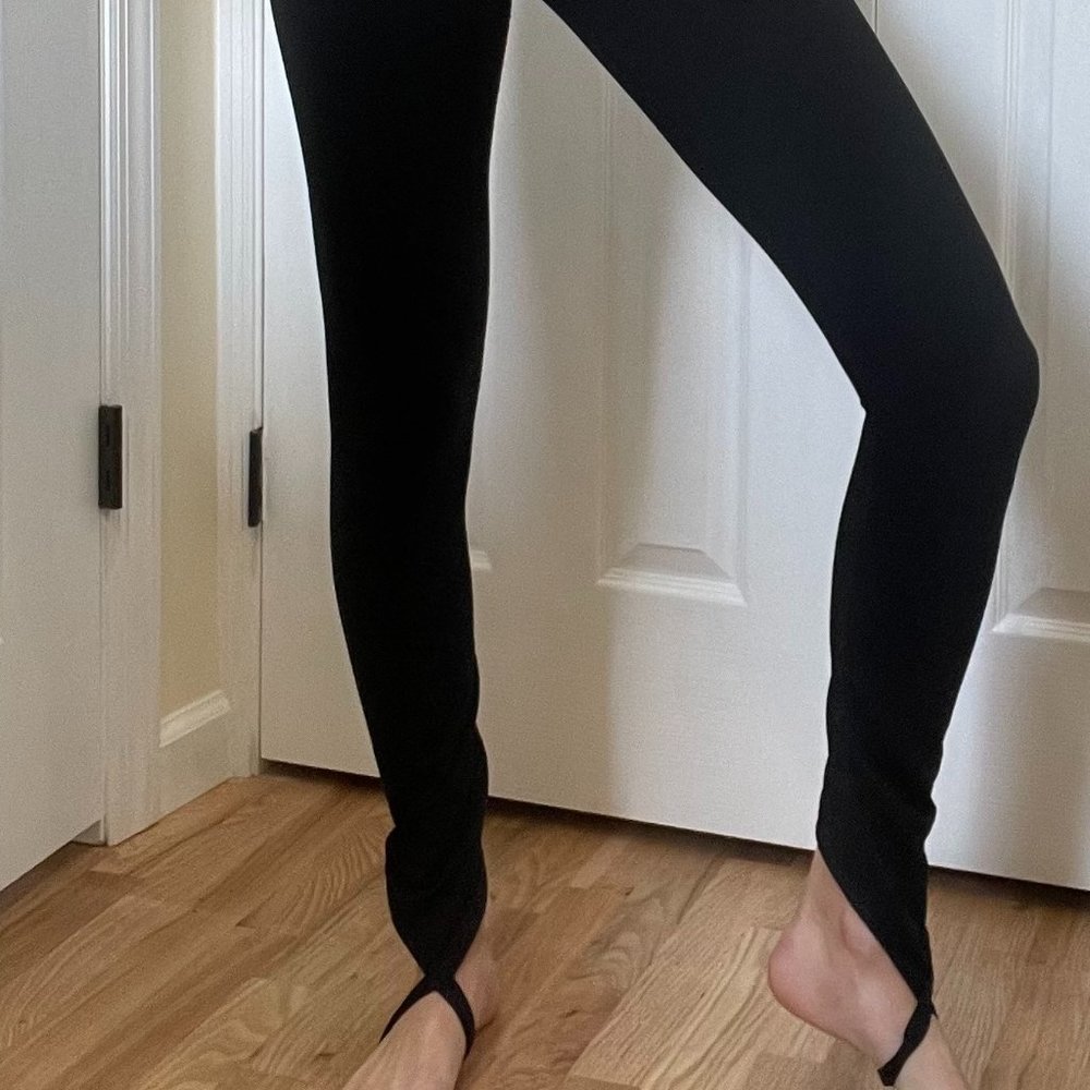 Fabletics Jazz High Waist Stirrup Leggings Black (Size S)